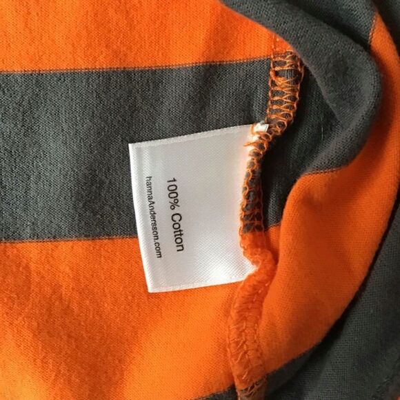 Hanna Andersson Horizontal Stripe Tshirt 150 - Picture 4 of 7